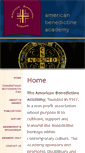 Mobile Screenshot of americanbenedictine.org